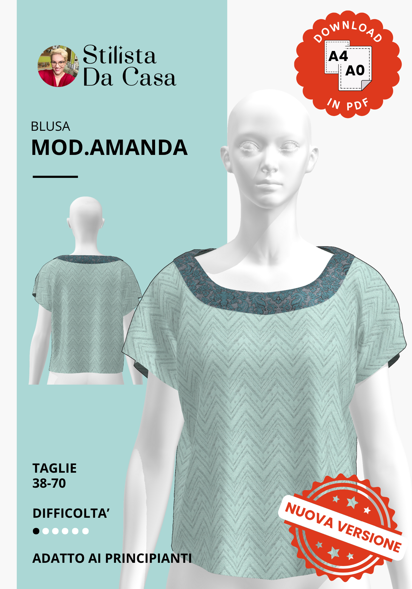 blusa mod.AMANDA