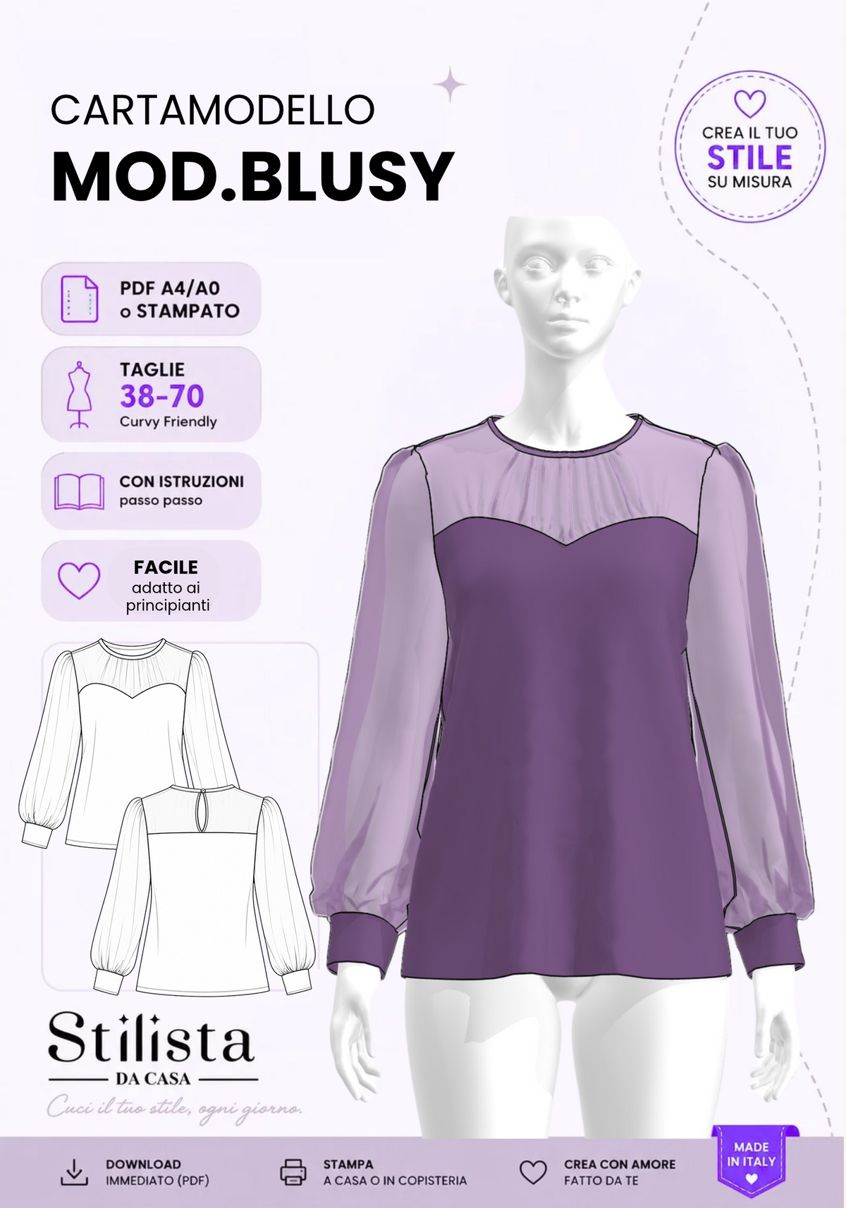 blusa mod. BLUSY