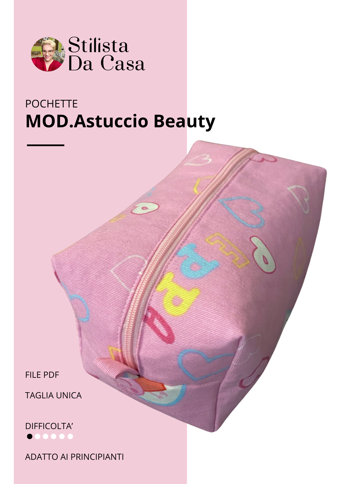 Cartamodello Astuccio Beauty