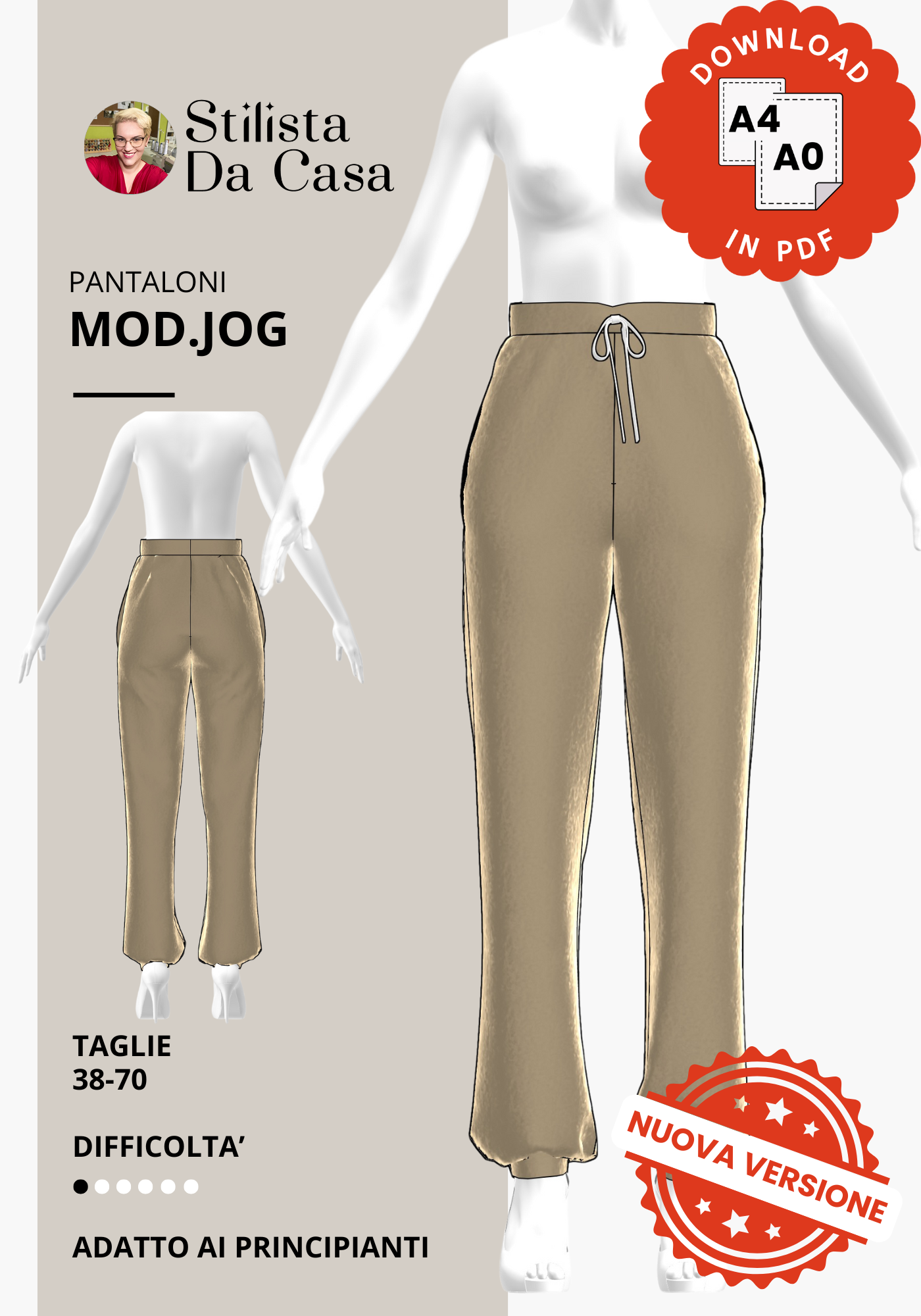 Pantaloni mod.JOG