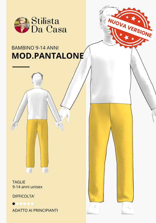 Pantalone bambino 9-14 anni