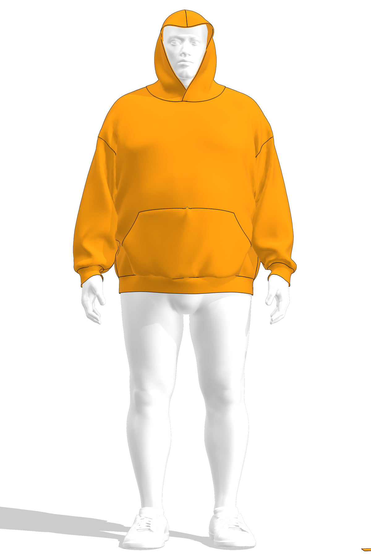 felpa mod. HOODIE