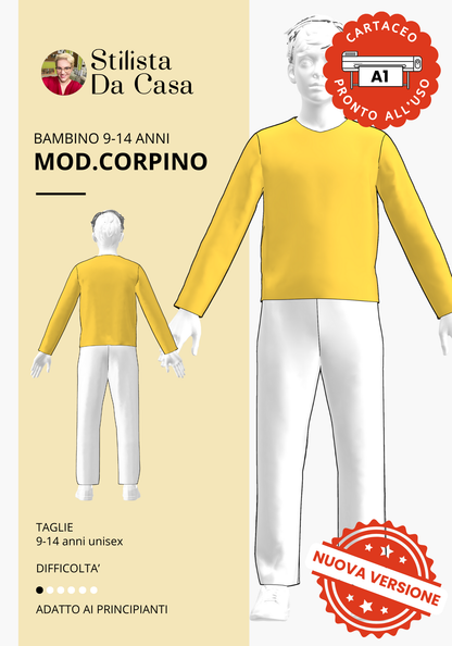 Corpino bambino 9-14 anni