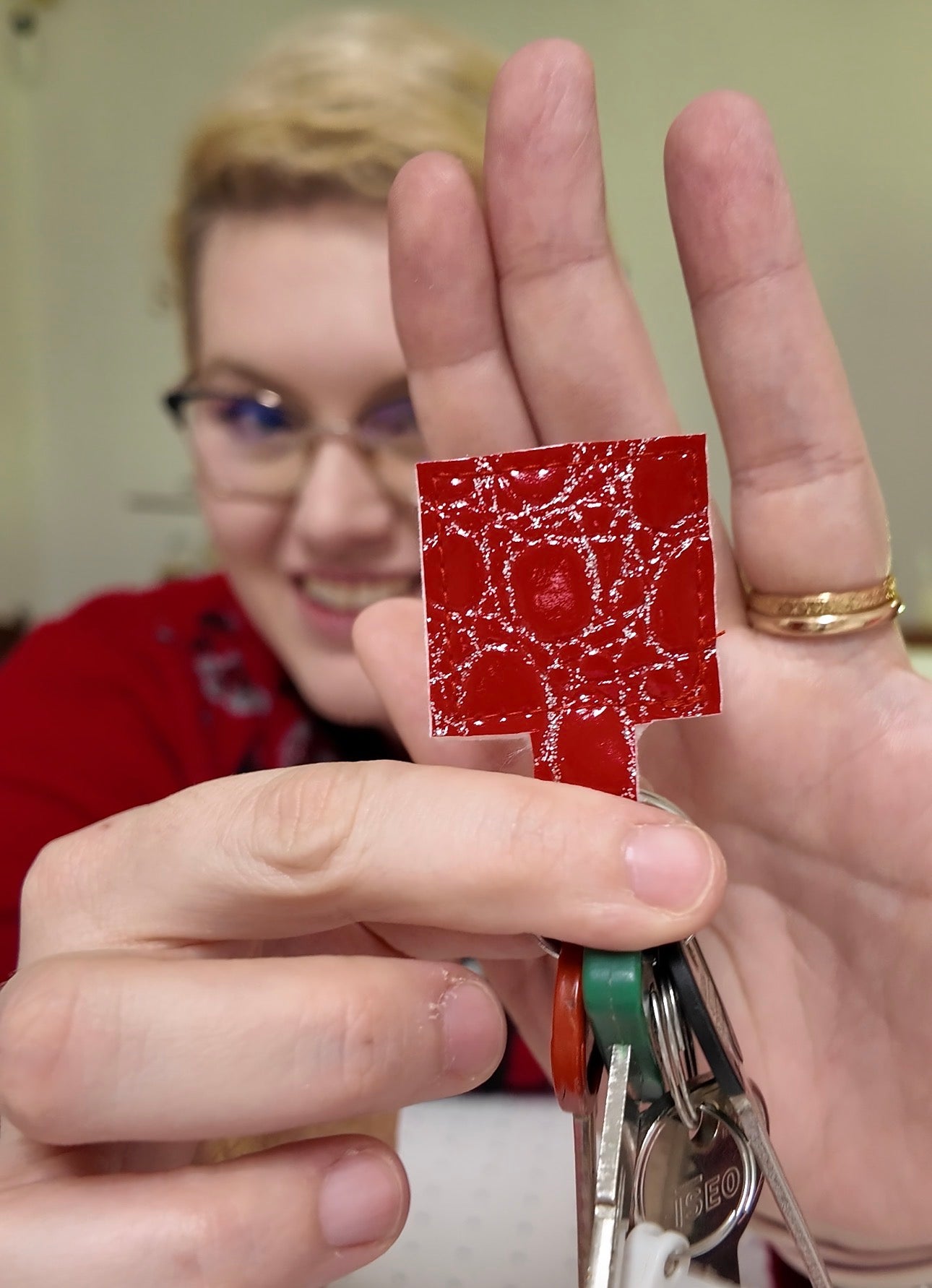 Cartamodello Portachiavi con Tag NFC