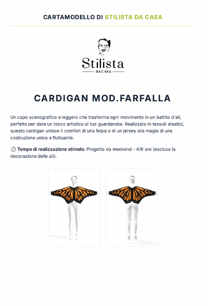 Cardigan MOD.FARFALLA
