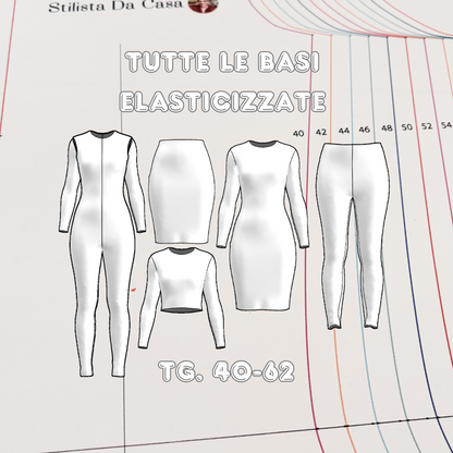 BASI DONNA ELASTICIZZATE - TG 40-62